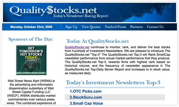 The QualityStocks Daily Newsletter 