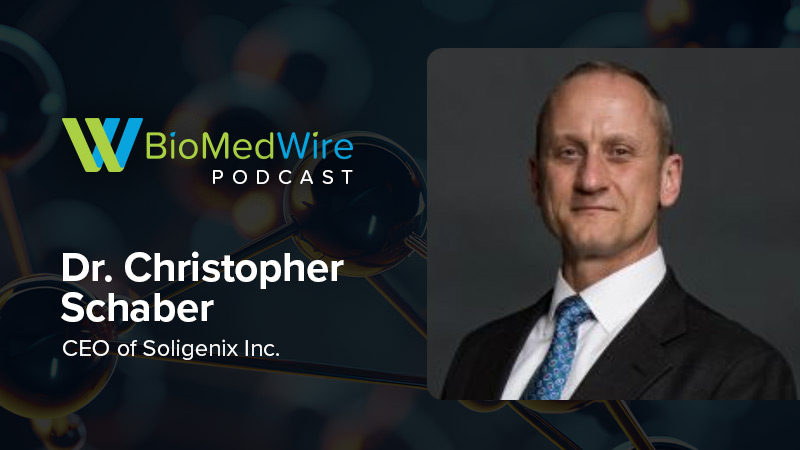 BioMedWire Podcast Featuring Dr. Christopher Schaber, CEO of Soligenix Inc.