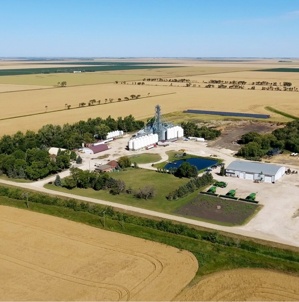 The first farm FuelPositive will be operating on – an 11,000-acre crop farm in Manitoba, Canada.