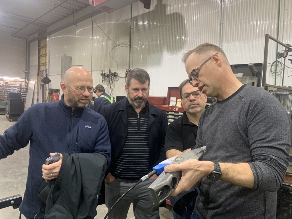 The FuelPositive team on site at the company’s first demonstration pilot project in Manitoba, Canada.