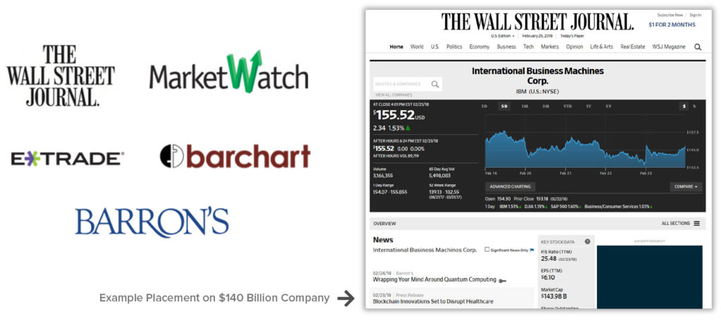 Ticker Tagged Press Release